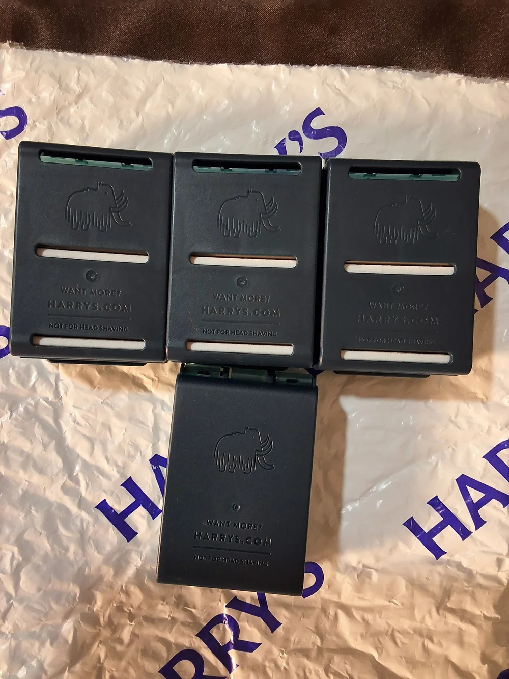 Harry's Glacier Razor Handle + 16 Total 5-Blade Cartridges Bundle